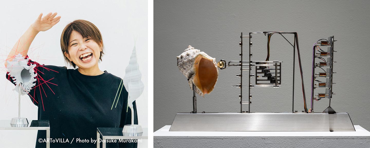 藤田 クレア《Invisible soundscape ~version 1 : (1 + √5)/2+x~》2020 Photo by Ken Kato